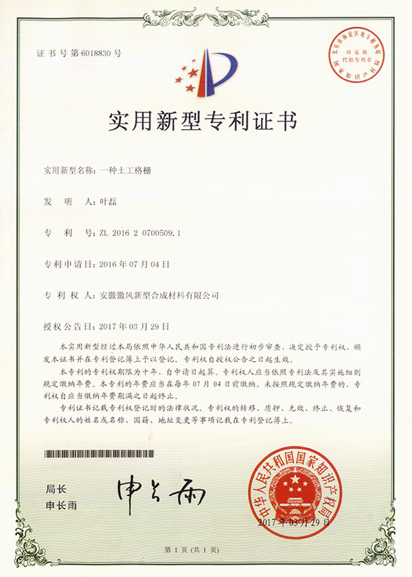 一種土工格柵